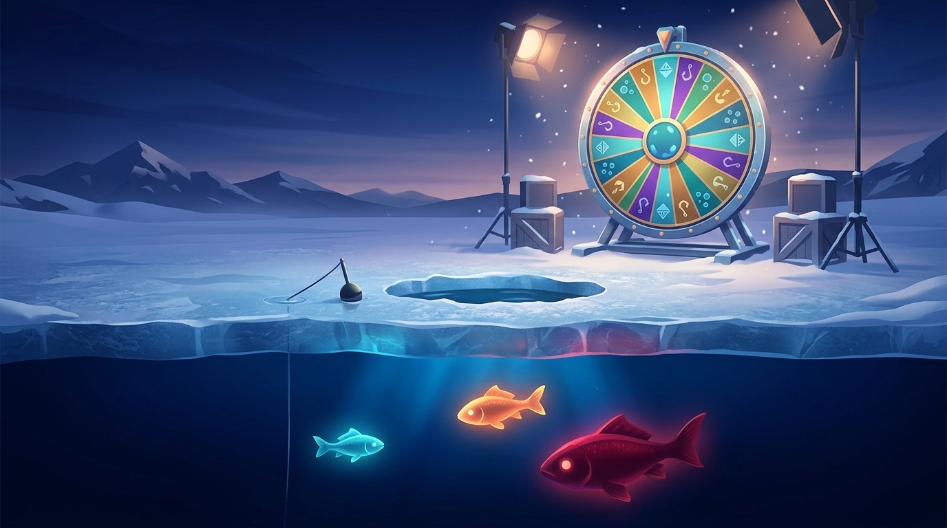 Ice Fishing Game: How Evolution's Live Game Show Works, Odds and RTP
