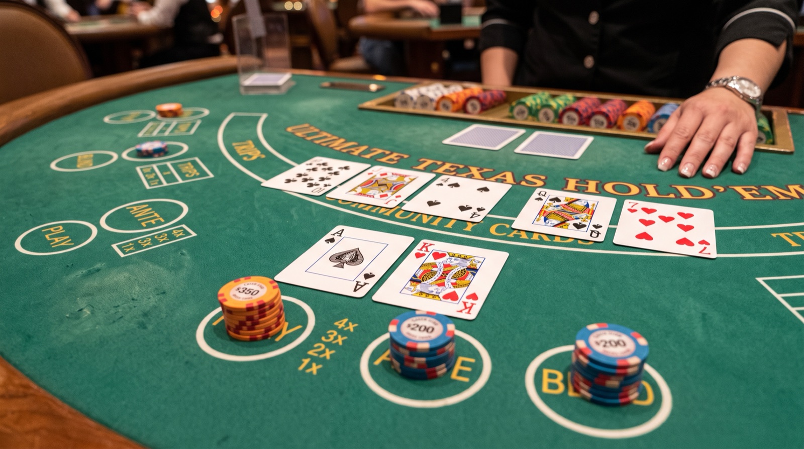Ultimate Texas Hold'em: Rules, Payouts and Strategy Chart