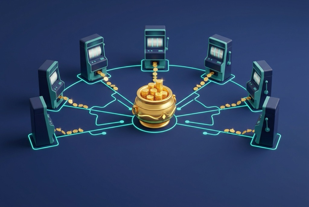Sơ đồ mạng lưới jackpot nổ hũ lũy tiến tích lũy từ nhiều máy