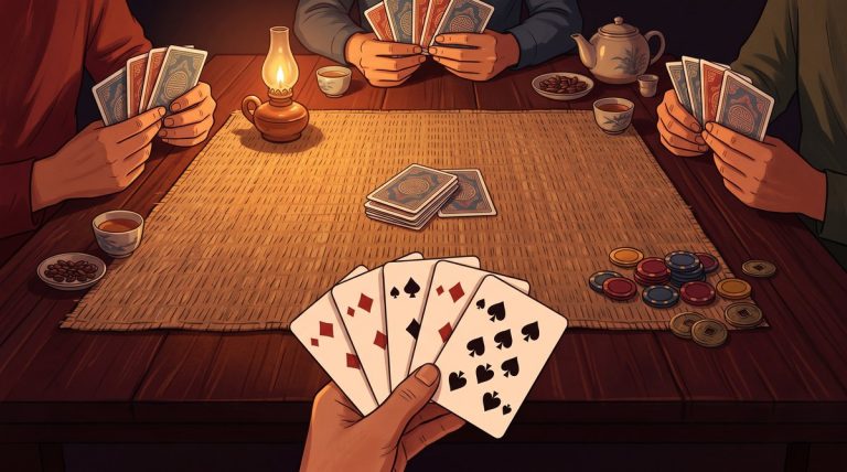 Bài cát tê là gì? Luật chơi bài 6 lá và cách thắng ván